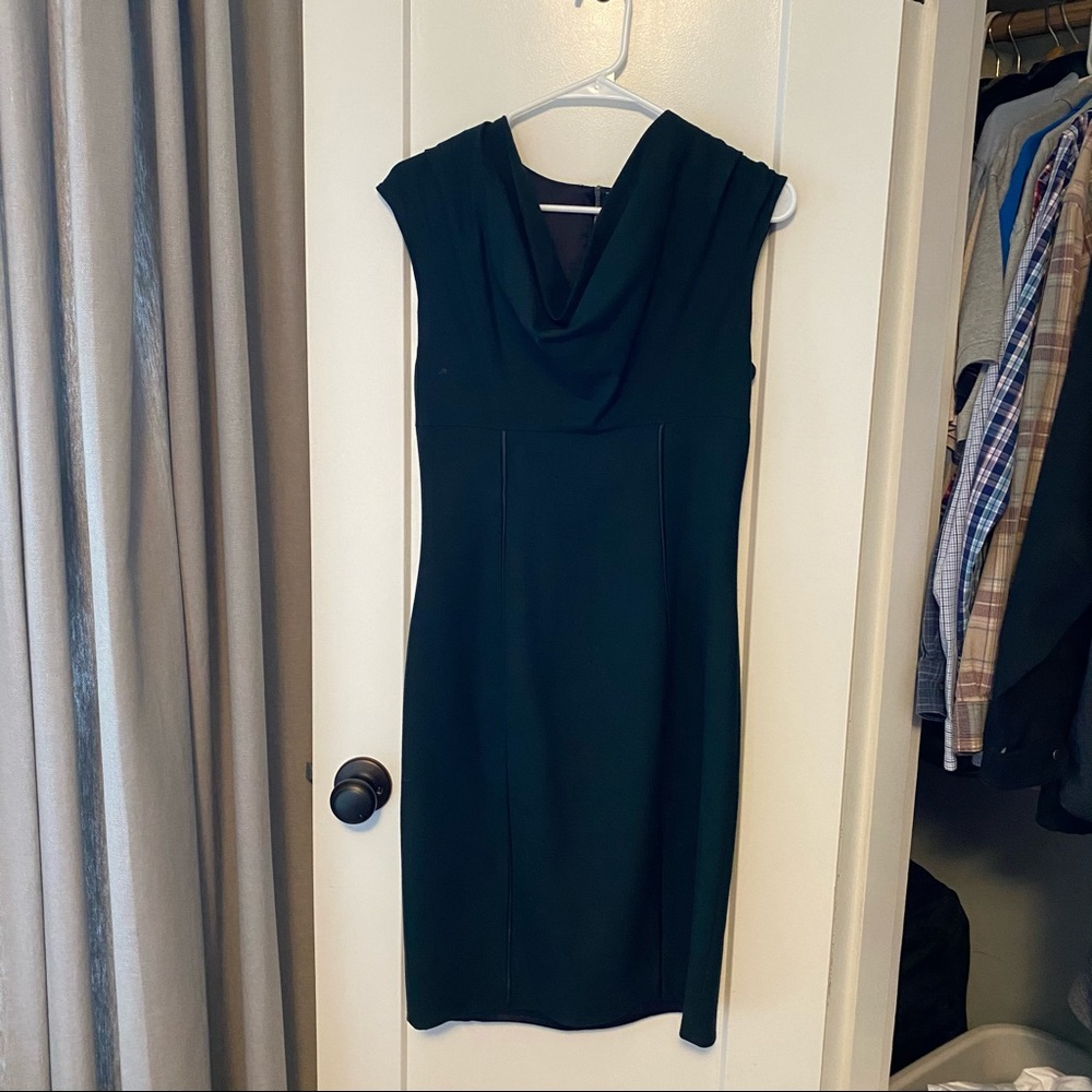 DEEP GREEN ELIE TAHARI DRESS